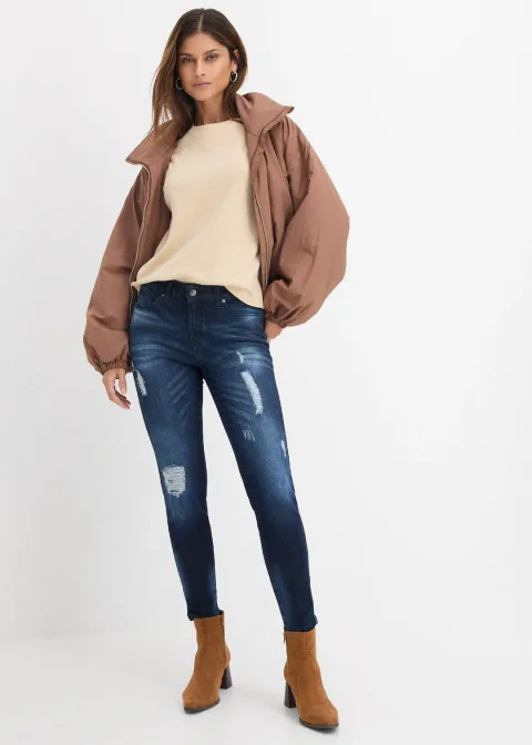 Jean skinny taille mi-haute, stretch