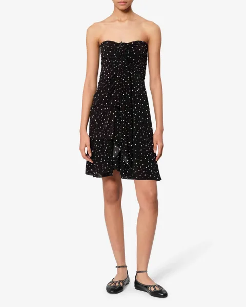 Robe Gemma - Femme - Noir Et Écru - Taille40