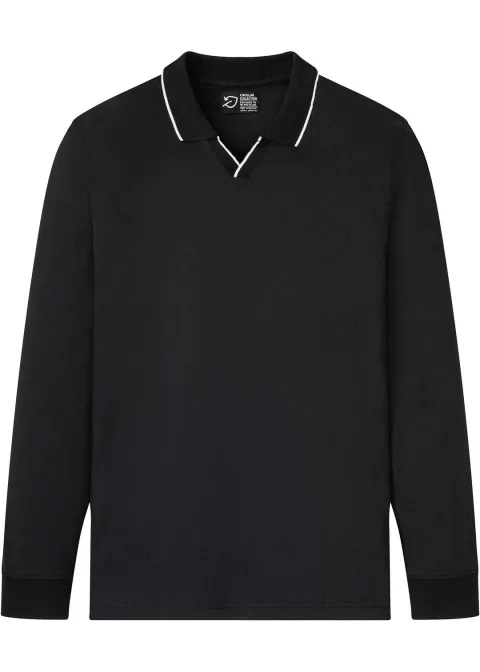 Polo manches longues 100% coton