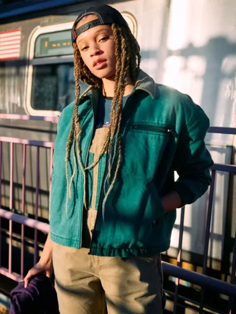Sand - Veste workwear pour Femme Vert