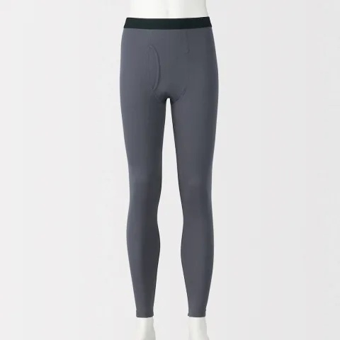 Caleçon long en coton épais et chaud pour homme