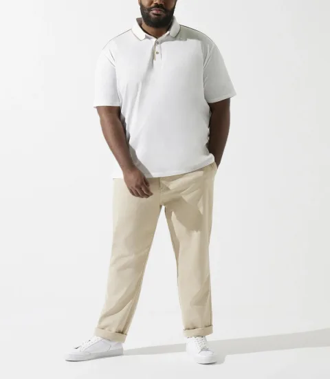 IZAC - Polo uni blanc GUILLAUMEBT