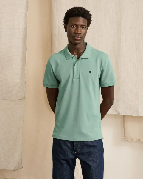 Polo vert clair coton - LUMIGNY