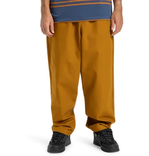 Framed - Pantalon à taille élastique Marron Homme