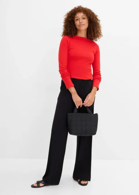 Pantalon fluide en jersey viscose