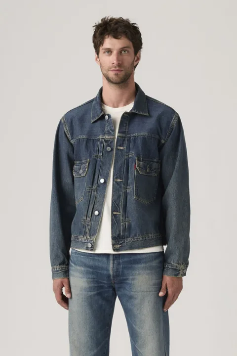 Levi's Vintage Clothing Veste Type II 1953 - Homme - Bleu / Flippen - XL