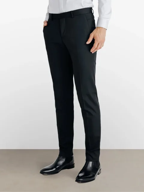 IZAC - Pantalon ville tissu technique noir