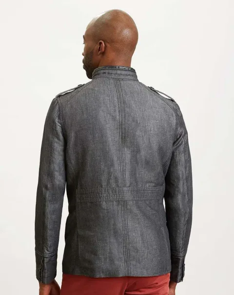 IZAC - Veste courte militaire noire ''Thai''
