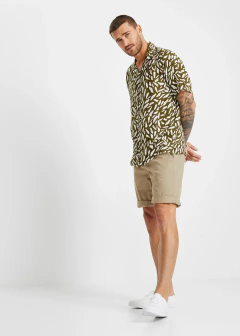 Bermuda chino 100% coton, regular