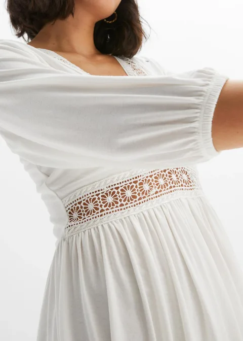 Robe-tunique douce en jersey viscose