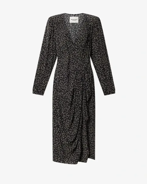 Robe Daylia - Femme - Noir - Taille 40 - Marant Étoile