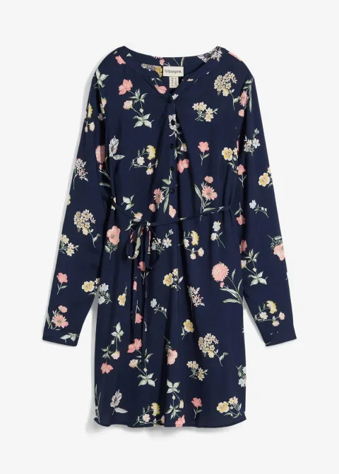 Robe blouse 2en1 de grossesse et d'allaitement en viscose