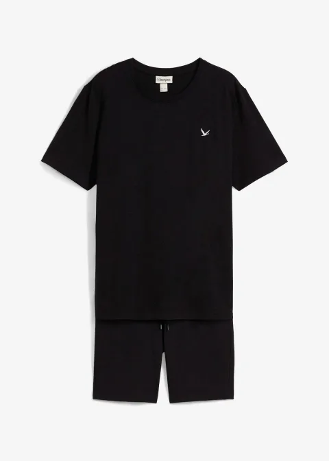 T-shirt et bermuda (ens. 2 pces) en jersey 100% coton