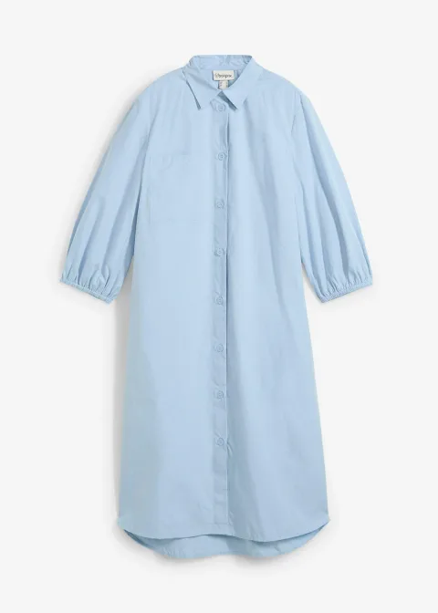 Robe-chemise légère en coton