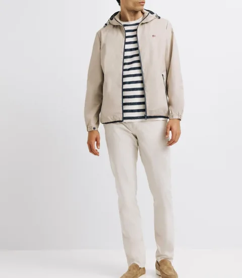 IZAC - Blouson coupe vent écru
