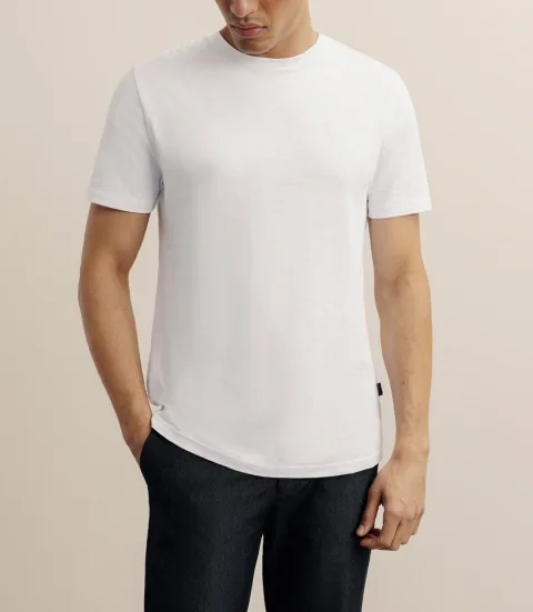 IZAC - T-shirt col rond blanc