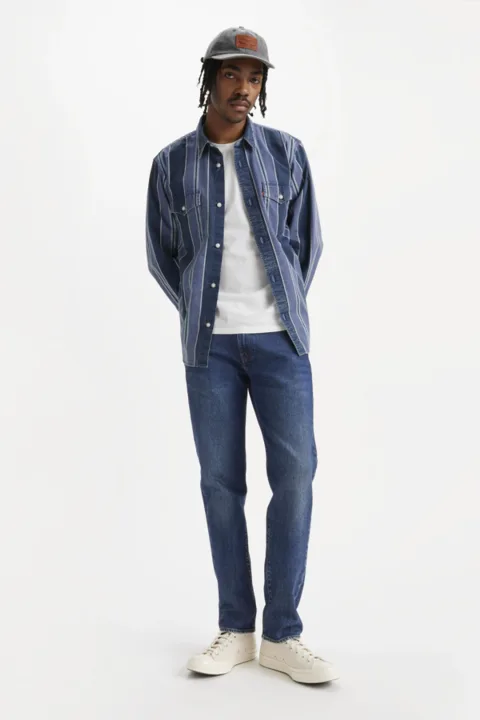 Levi's Jean 502 Taper - Homme - Bleu / Rainy Afternoon - 38X32
