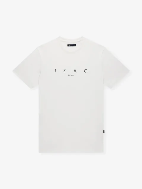 IZAC - T-shirt col rond blanc