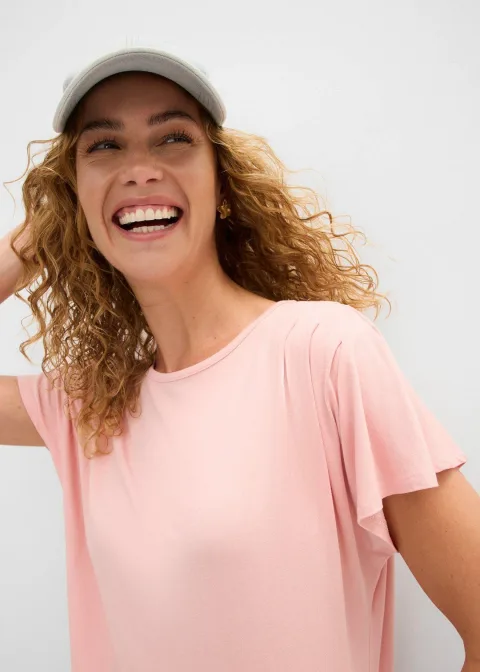T-shirt à fronces