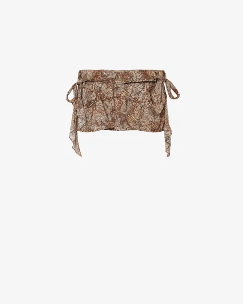 Jupe Coralie - Femme - Ocre - Taille 42
