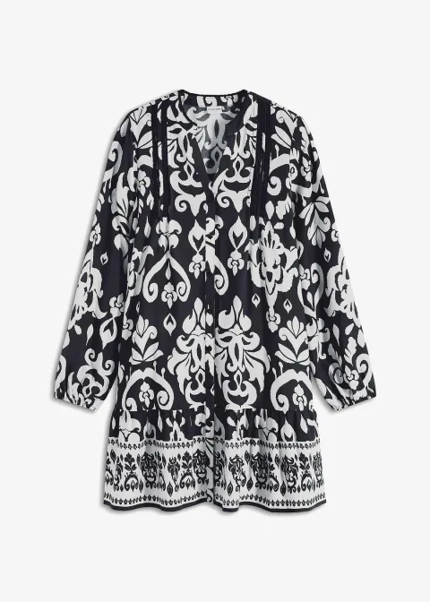 Robe-tunique en viscose fluide