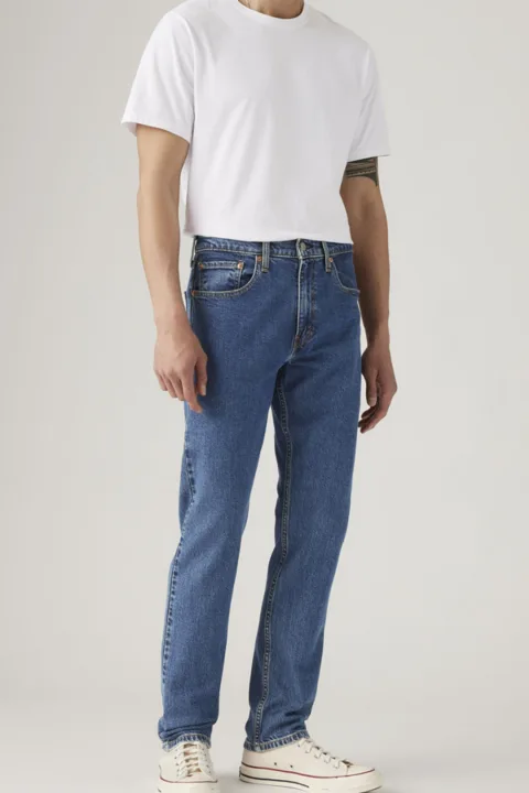 Levi's Jean Fuselé 502 - Homme - Bleu / Rock Cod - 40X32