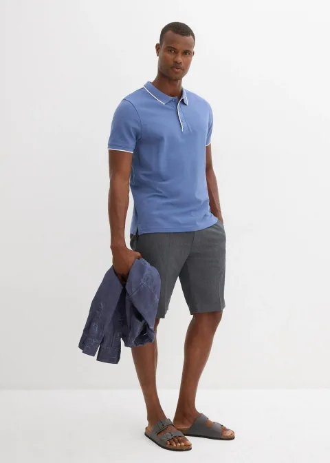 Polo en maille piquée, 100% coton