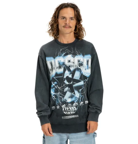 Skull Shock - Sweat Noir Homme