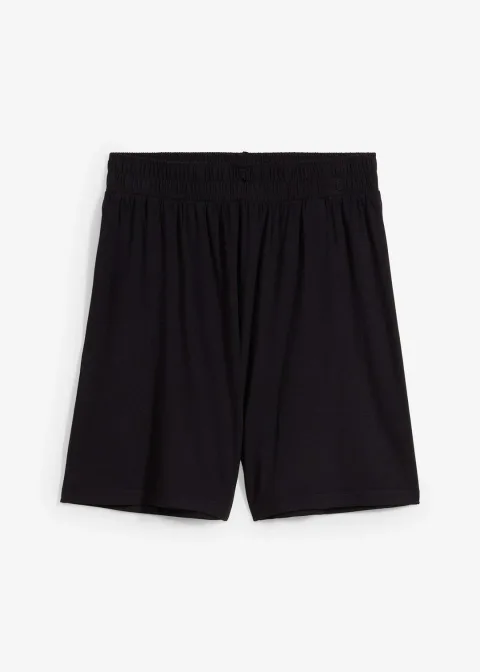 Short à taille élastiquée en viscose douce et extensible