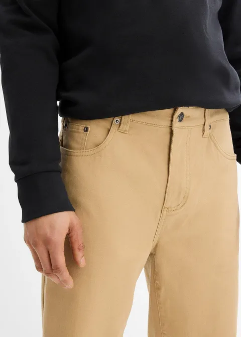 Pantalon droit et extensible, coupe classique