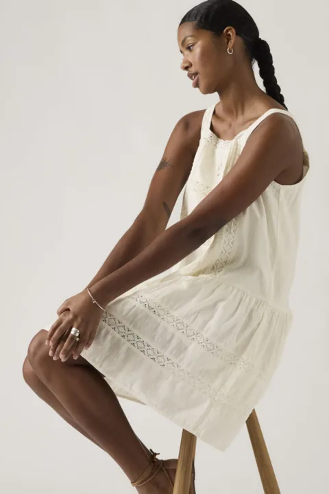 Levi's Robe Courte Kate - Femme - Blanc / Cloud Dancer - XS
