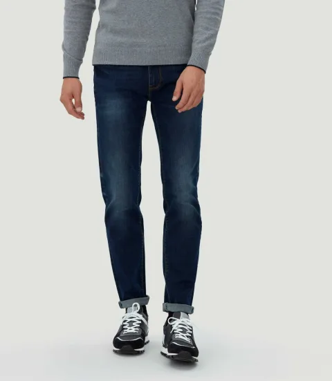 IZAC - Jean stretch bleu moyen ''Rostero''