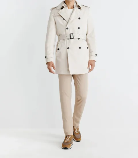 IZAC - Manteau trench beige