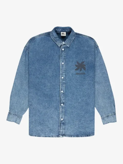 Rahmat - Surchemise en denim à manches longues pour Femme Bleu