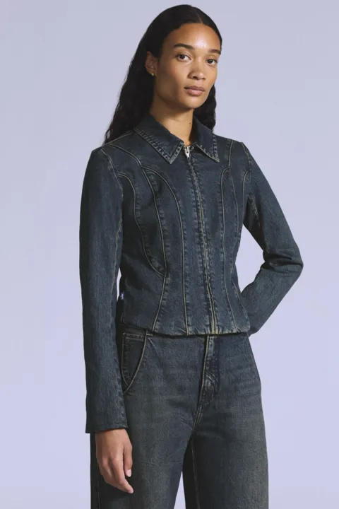 Levi's Veste Moto - Femme - Noir / Black Pearl - XS