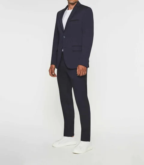 IZAC - Veste ville tissu technique marine SANACO
