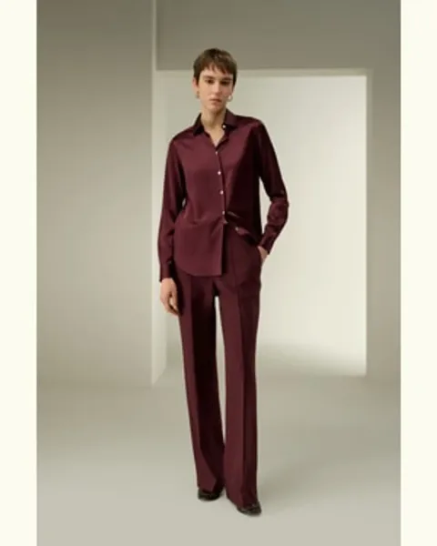 LILYSILK Chemisier Soie Soie Lavable En Machine Soie Charmeuse Élégant Et Stylé Artichaut S