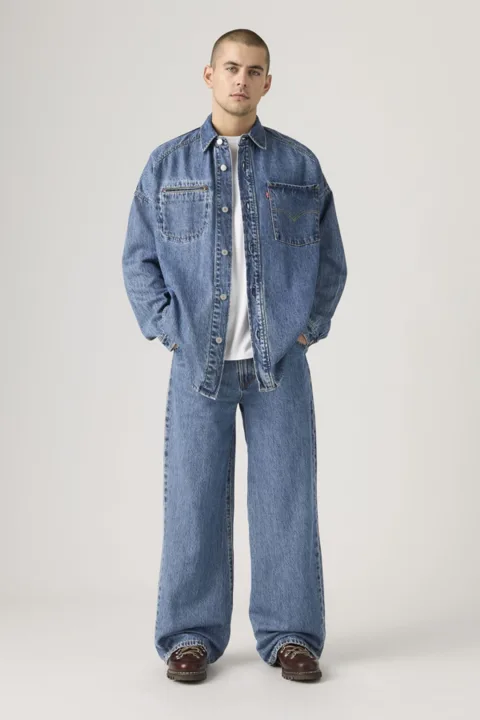 Levi's Jean Large Twisted Baggy - Homme - Bleu / Lets Do The Twist - 36X32