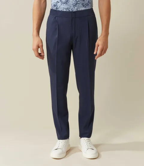 IZAC - Pantalon ville marine ''Istin''