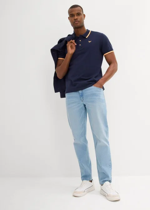 Lot de 2 polos en maille piquée 100% coton