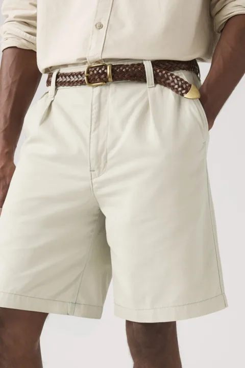 Levi's Short Baggy À Pinces - Homme - Blanc / Pumice Twill - 36