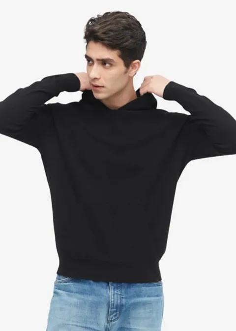 Pull à Capuche en Cachemire pour Homme