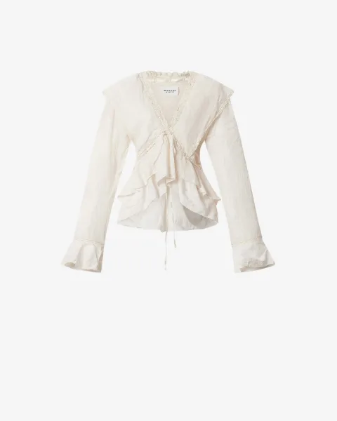 Blouse Damienne - Femme - Écru - Taille 42 - Marant Étoile