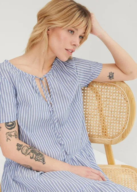 Robe-tunique estivale, 100% coton