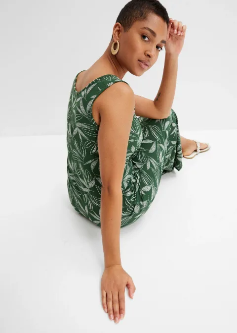Robe longue en viscose fluide