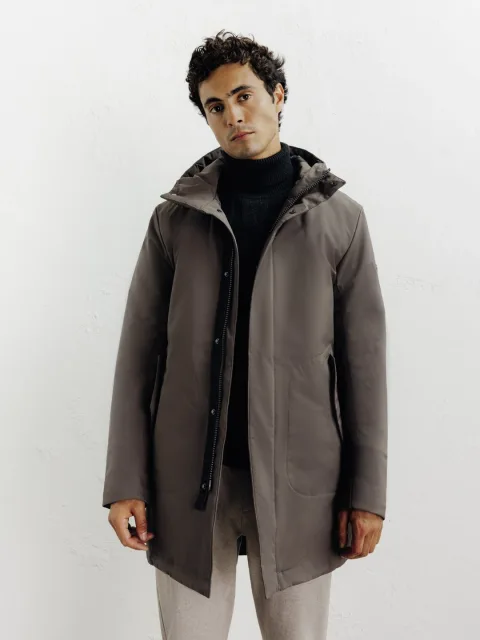 IZAC - Parka sport taupe