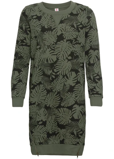Robe imprimée en molleton