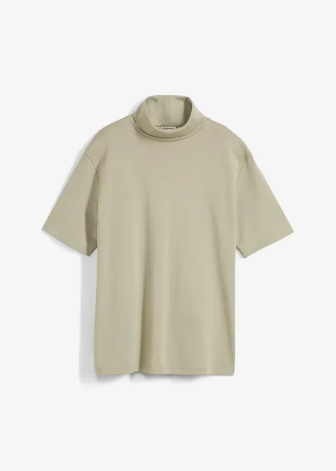 T-shirt col roulé 100% coton
