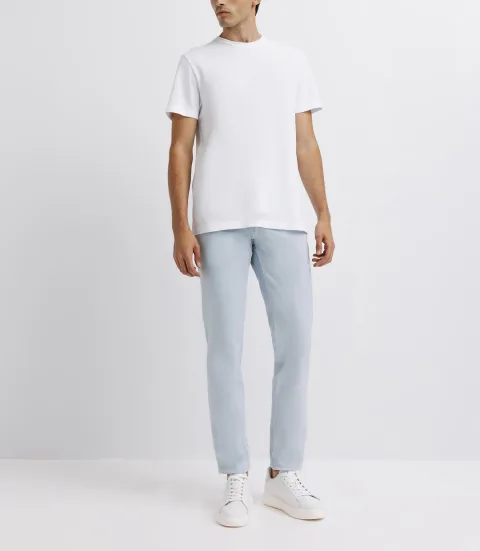 IZAC - T-shirt piqué blanc