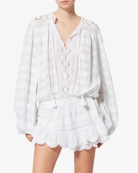 Robe Preya - Femme - Blanc - Taille 44 - Marant Étoile